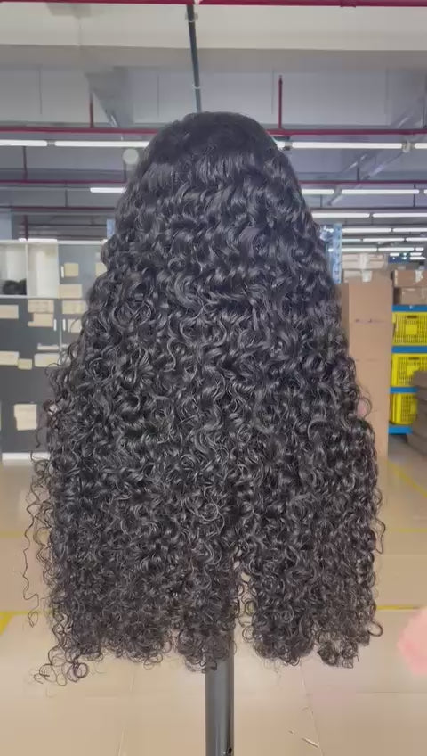 Burmese Curly Lace Wig – Natural Look