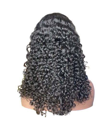 Burmese Curly Lace Wig – Natural Look